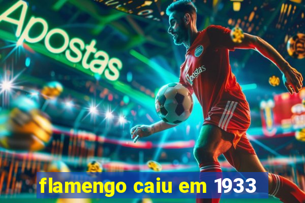 flamengo caiu em 1933